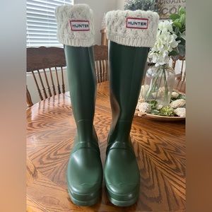Hunter rain boots